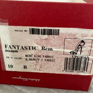 Black peep toe heels